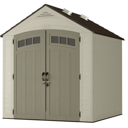 Vista 7 ft. W x 7 ft. D Plastic Shed